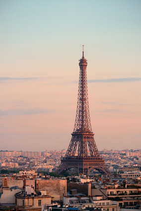 View Of Eiffel Tower In Paris