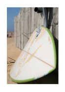 Surfboard In The Sand | Create your own poster
