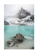 Lake And Snowy Mountain | Create your own poster