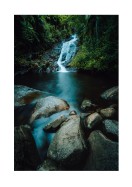 Waterfall In Forest | Create your own poster