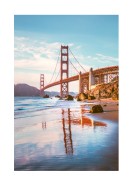 Golden Gate Bridge At Sunset | Create your own poster