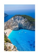 Navagio Beach In Greece | Create your own poster