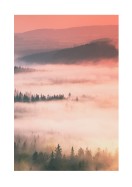 Dreamy And Misty Forest Landscape | Create your own poster