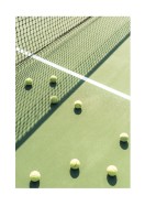Tennis Balls On Tennis Court | Create your own poster