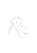 Female Body Silhouette No3 | Create your own poster
