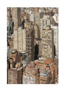 Aerial View Of Buildings In New York City | Create your own poster