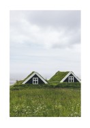 Farmhouses In Iceland | Create your own poster