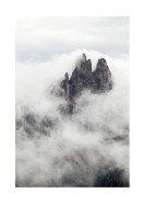 Mountain Peak Surrounded By Clouds | Create your own poster
