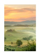 Misty Morning In Tuscany | Create your own poster
